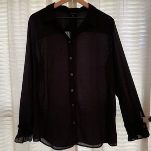 Who What Wear Black Blouse